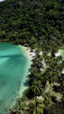 Koh Chang Tayland 'daki Ko Ngam Sahili' nin huzur veren güzelliğini keşfedin. Bozulmamış suları, sallanan palmiyeleri ve sakin kumlu kıyıları tecrübe etmek rahatlama ve macera için mükemmeldir..