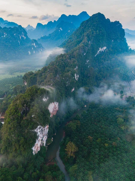 Khao Sok, Tayland 'ın nefes kesici güzelliğini keşfedin. Yoğun ormanlarla çevrili yüksek kireçtaşı kayalıkları..
