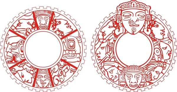 The Mayan Medallion — Stock Vector