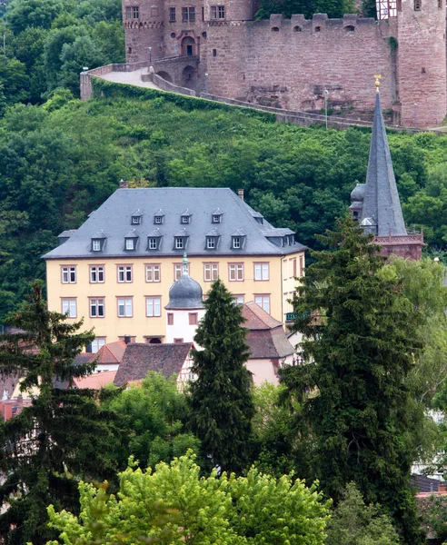 Vista aérea del castillo de Wertheim — Foto de Stock