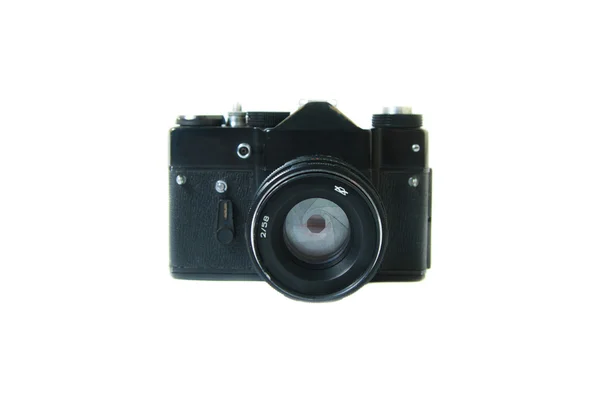 A velha câmera fotográfica — Fotografia de Stock