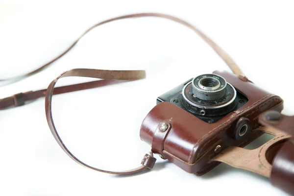 A velha câmera fotográfica — Fotografia de Stock