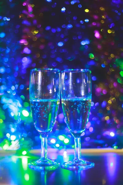 Cups met champagne — Stockfoto
