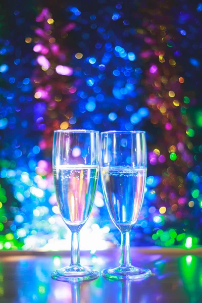 Cups met champagne — Stockfoto