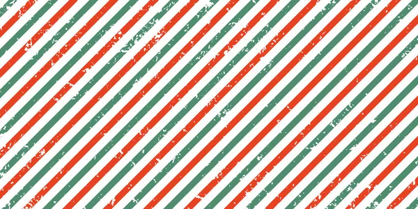 グランジ効果付きラインクリスマスカラーの背景 — ストックベクタ