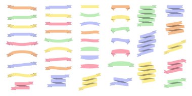 Kurdele simgesi basit bir tasarım ayarladı