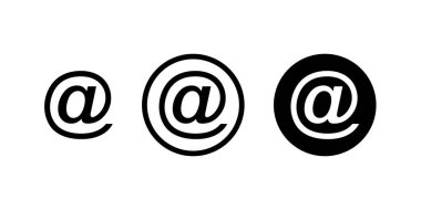 E- posta simgesi basit tasarım ayarla