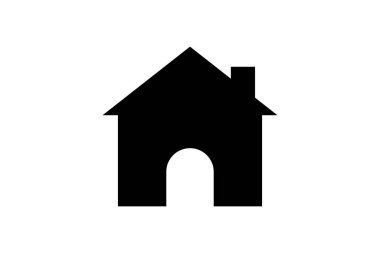 Ev, ev simgesi basit tasarım