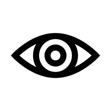 Göz simgesi simgesi basit tasarım