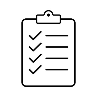 Pano satırı simgesi basit tasarım