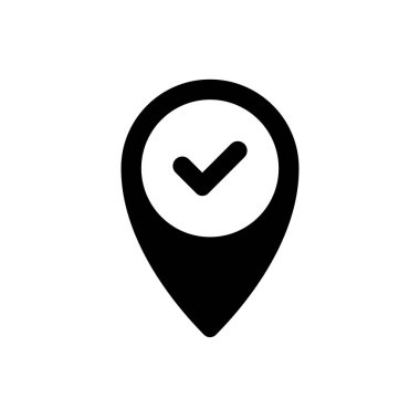 Pin simgesi işareti. Basit tasarım