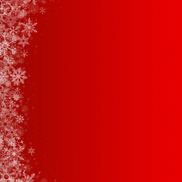 Snowflakes background with abstract falling snow — Stock Photo, Image