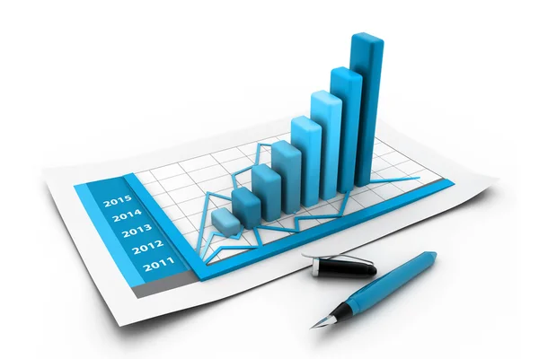 Gráfico de negocios — Foto de Stock