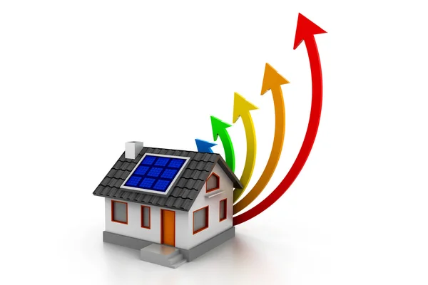 Energy efficiency house — Stock Photo, Image