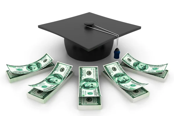 Náklady na vzdělání — Stock fotografie