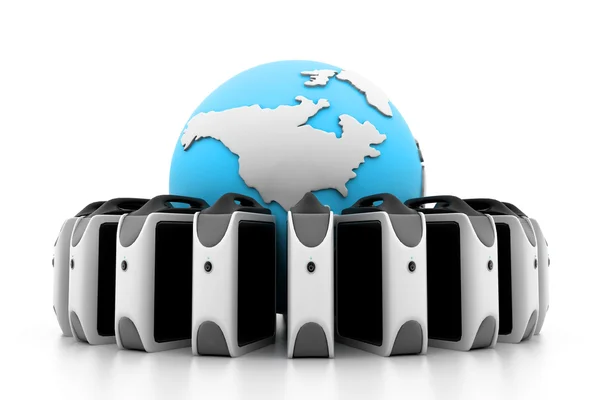 Global server network — Stock Photo, Image