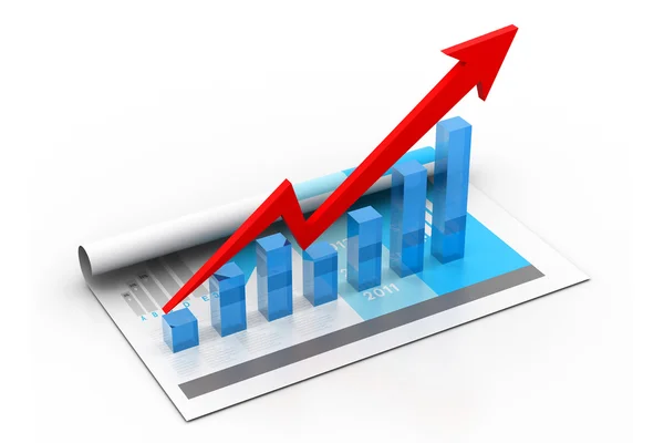 Business graph — Stock Photo, Image