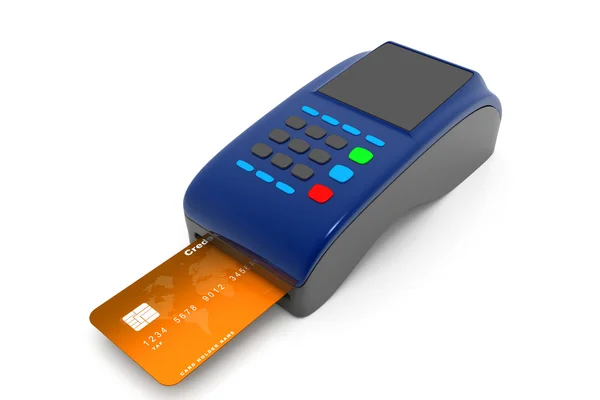 Credit card reader — Stock Photo, Image