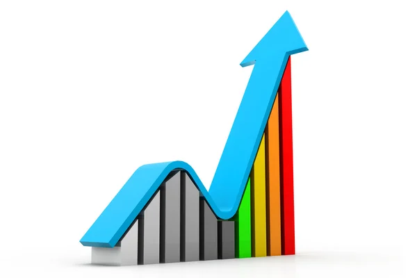 Business graph — Stock Photo, Image