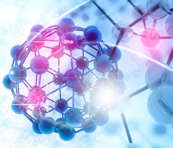 Molecules background — Stock Photo, Image