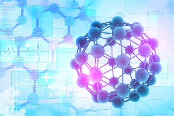 Molecules background — Stock Photo, Image