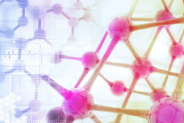 Molecules background — Stock Photo, Image