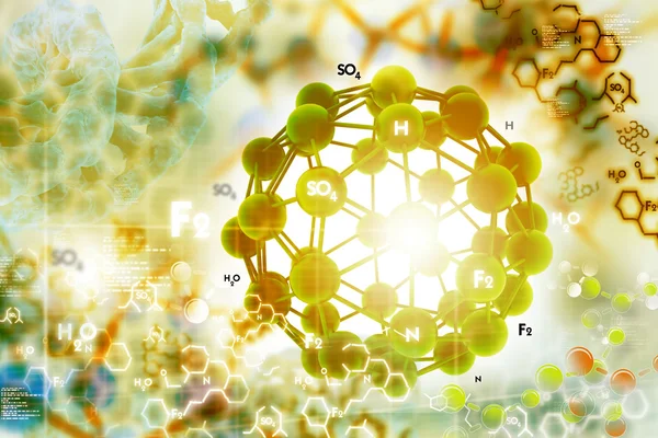 Molecules background — Stock Photo, Image