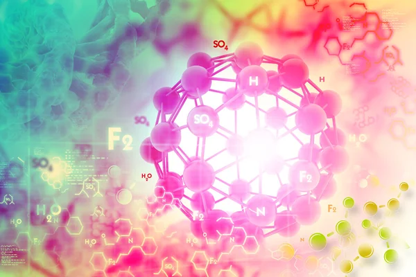 Molecules background — Stock Photo, Image