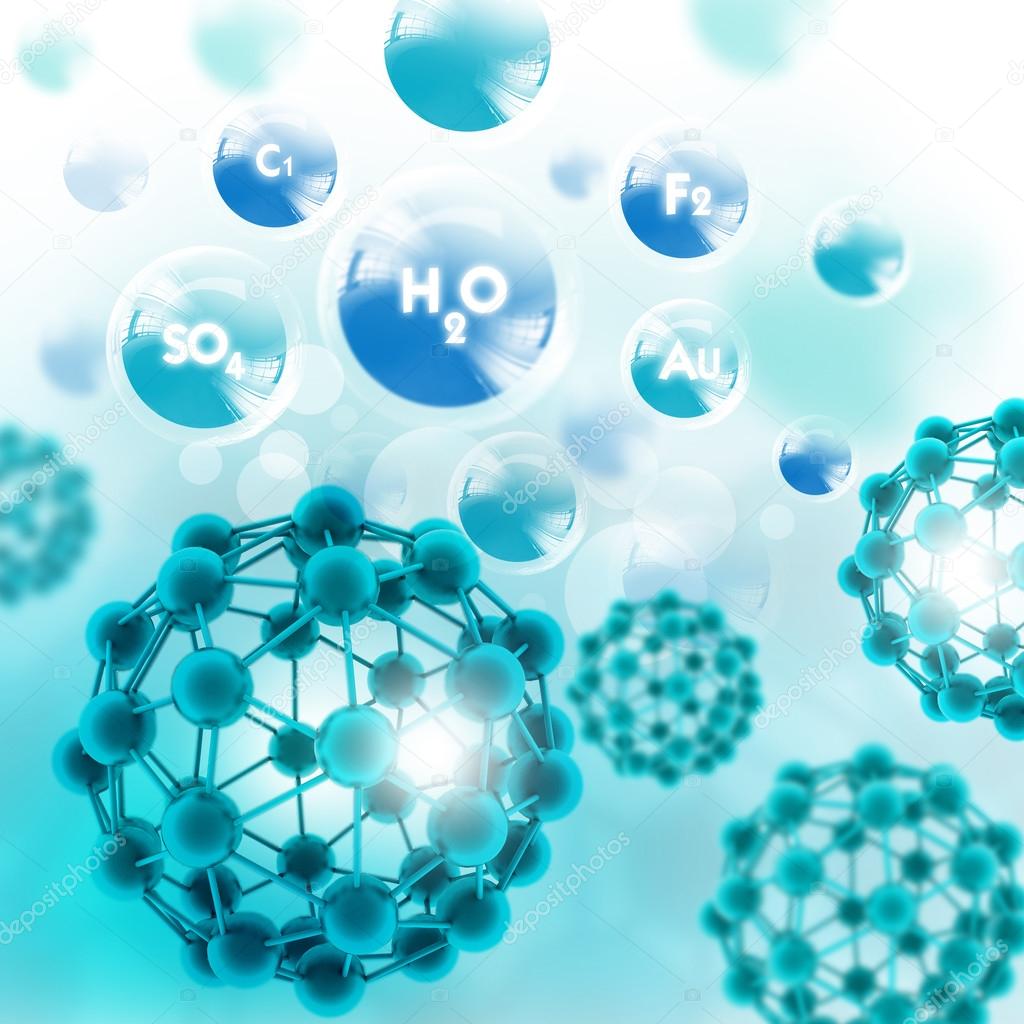 Molecules background