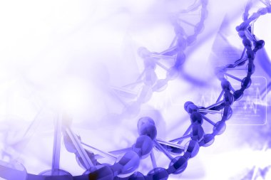DNA'ın dijital illüstrasyon