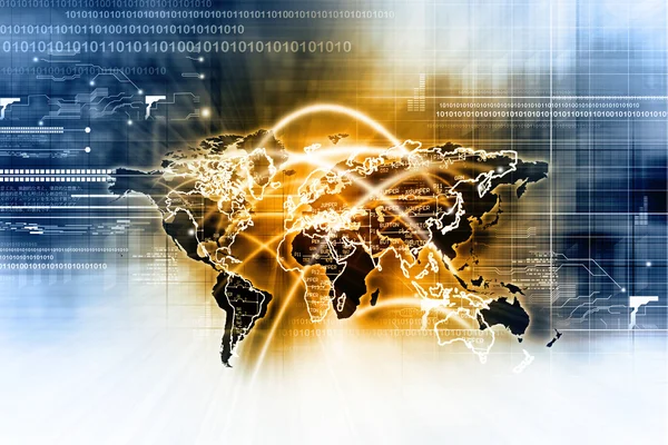Wereldwijde netwerkverbinding — Stockfoto