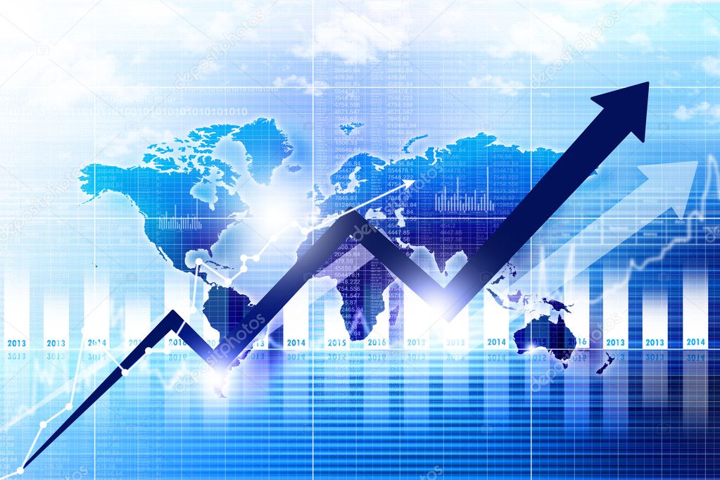 Economical stock market graph