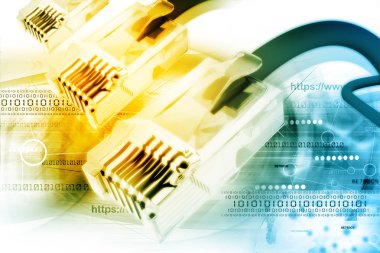 Ağ kablosunu arka plan