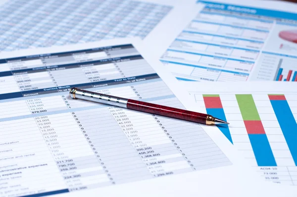 Financial documents and papers — Stock Photo, Image