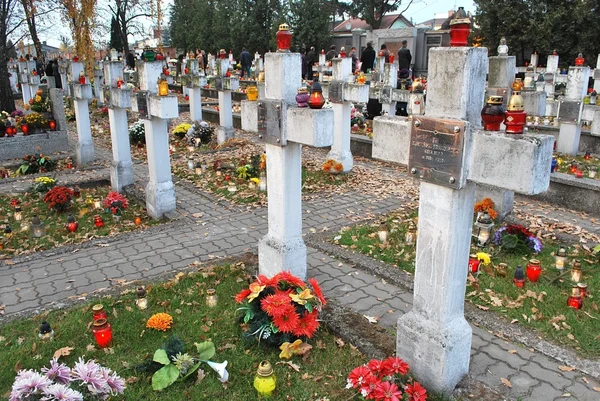 Cemetery, catholic tradition — Stock Photo, Image