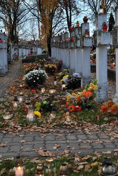 Cemetery, catholic tradition — Stock Photo, Image