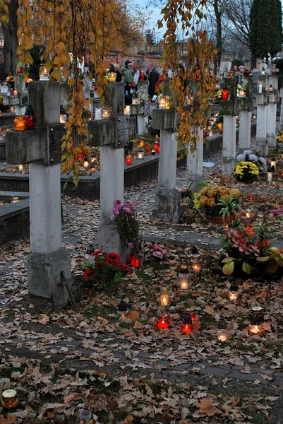 Cemetery, catholic tradition — Stock Photo, Image