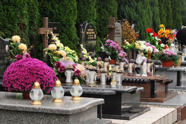 Cemetery, catholic tradition — Stock Photo, Image