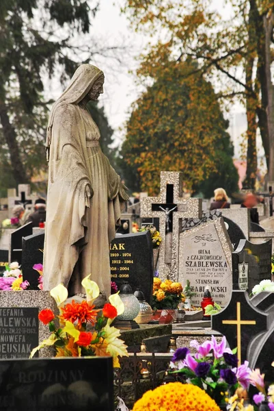 Cemetery, catholic tradition — Stock Photo, Image