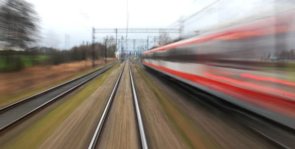 Demiryolu hattı — Stok fotoğraf