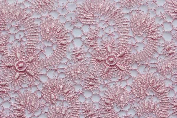 A makró lövés a rózsaszín és bíbor csipke textúra materia — Stock Fotó