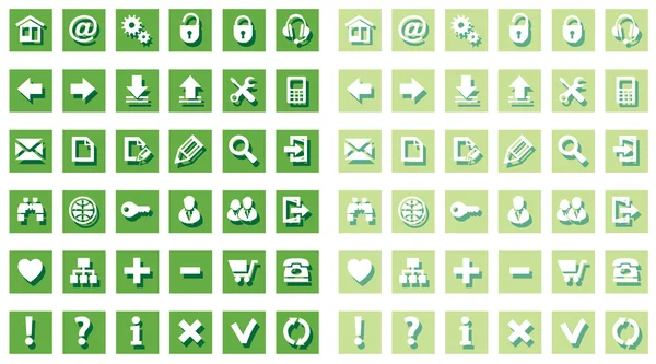 Web-Icon gesetzt — Stockvektor