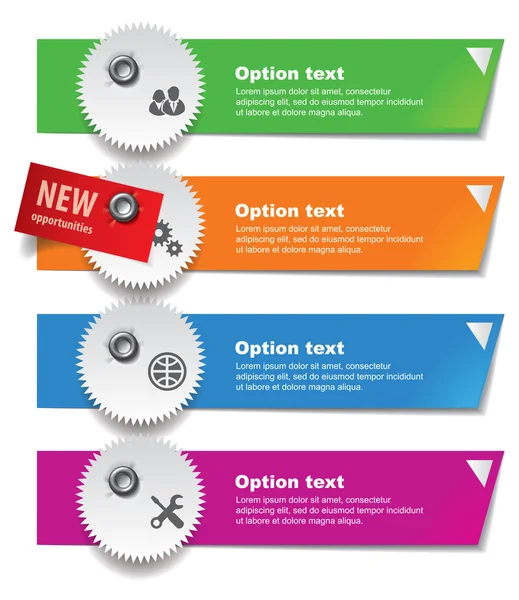 Conjunto de elementos infográficos — Vetor de Stock