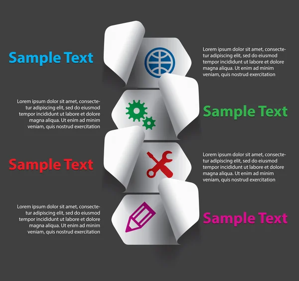 Set infografische elementen — Stockvector