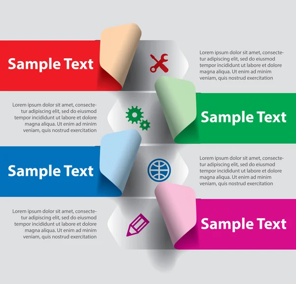 Uppsättning infografiska element — Stock vektor