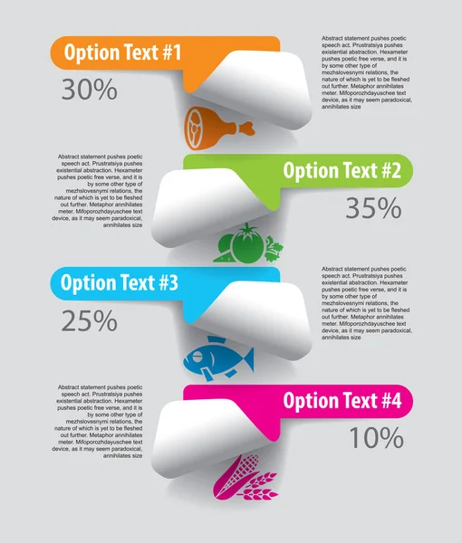 Infografikai elemek készlete — Stock Vector