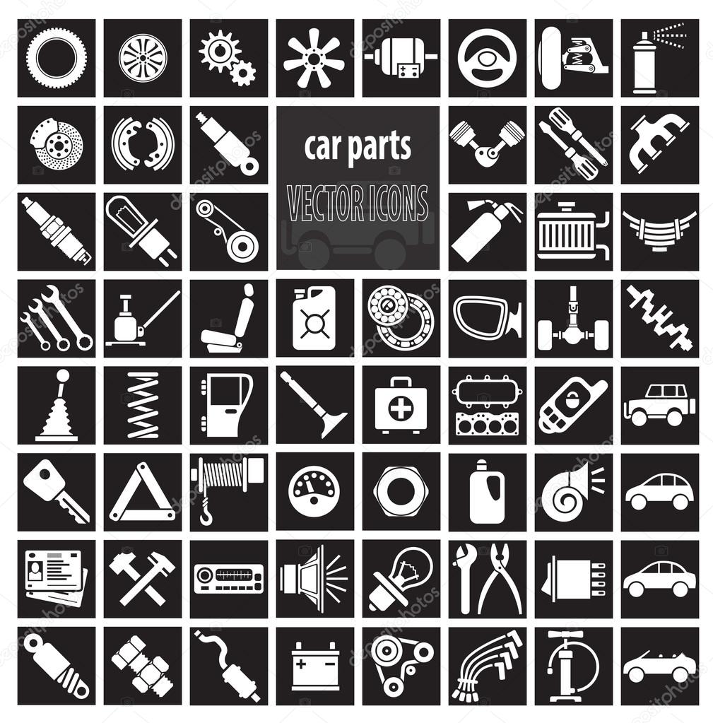 Car Parts Tools And Accessories Vector Image By C Kniazev Vector Stock Car Parts Tools And Accessories Vector Image By C Kniazev Vector Stock