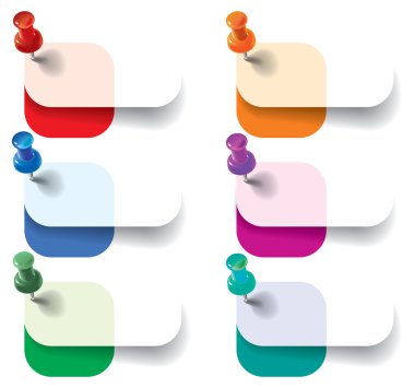 Kağıt kasetleri ve diğer şeklinde Infographic öğeleri kümesi