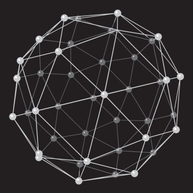 Kristal kafes stilize görüntü