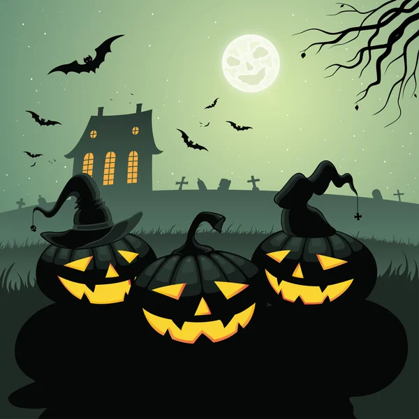 Halloween party  background — Stock Vector